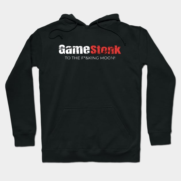 GameStonk to the F'ing Moon Hoodie by Yasna